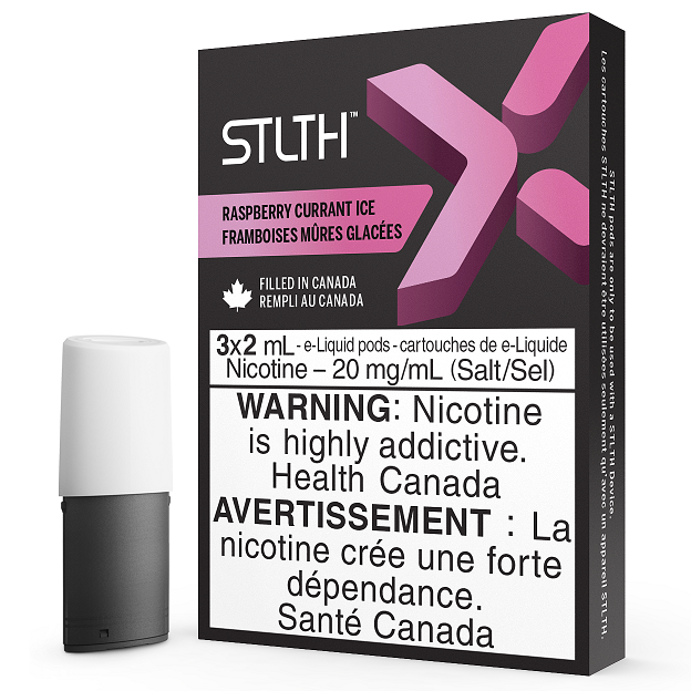 STLTH-X - Pod Pack - Raspberry Currant Ice