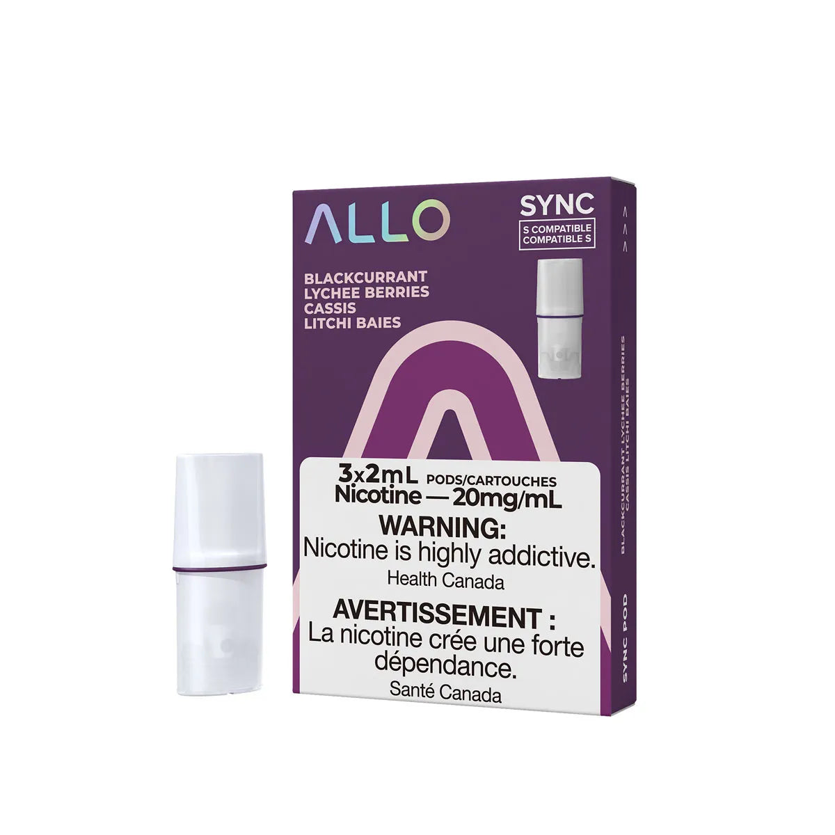 Allo Sync - Pod Pack - Blackcurrant lychee berries