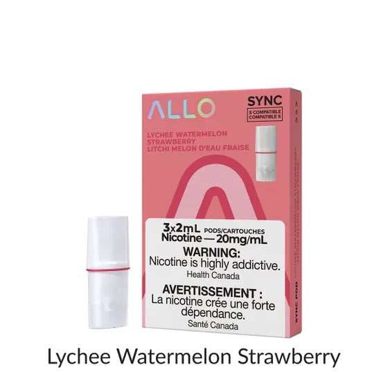 Allo Sync - Pod Pack - Lychee Watermelon Strawberry